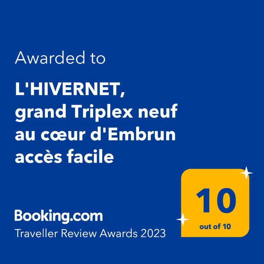 L'hivernet, Grand Triplex Neuf Au Cœur D'embrun Accès Facile Appartement Embrun